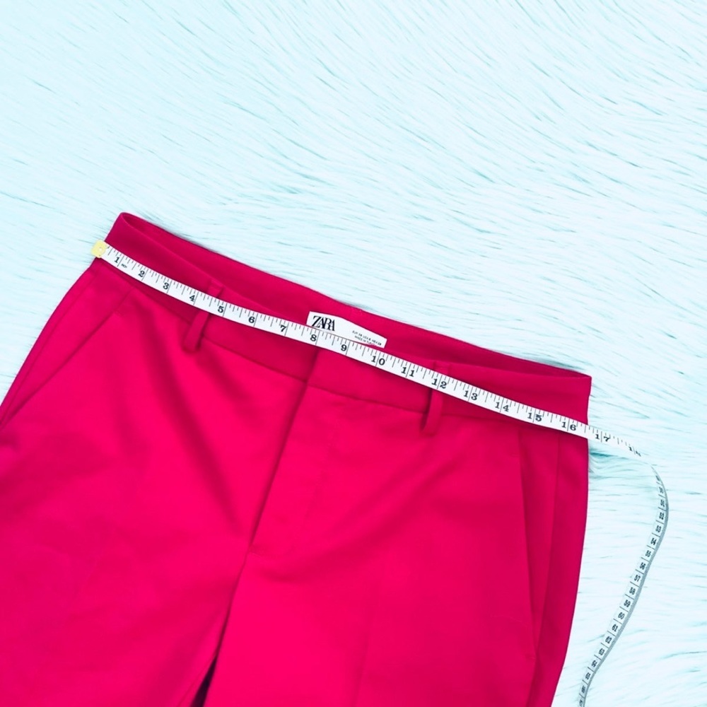 Zara Basic Pants In Fuchsia Color - image 7